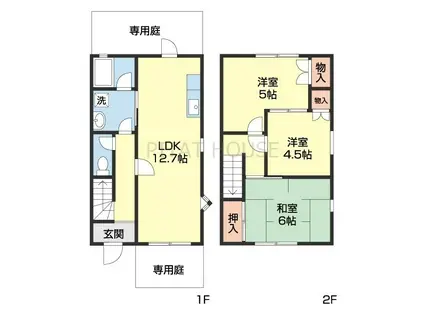 メゾン愛宕山(3LDK/1階)の間取り写真