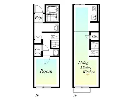 レオネクスト雪月花II(1LDK/1階)の間取り写真