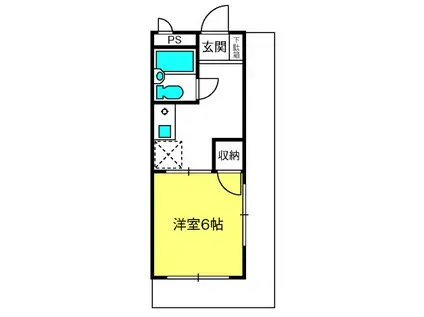 FSK日進ビル(1K/3階)の間取り写真