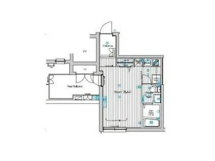 ベルグレードSY(ワンルーム/5階)の間取り写真