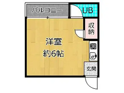 KAISEI HIRAKATA(ワンルーム/3階)の間取り写真