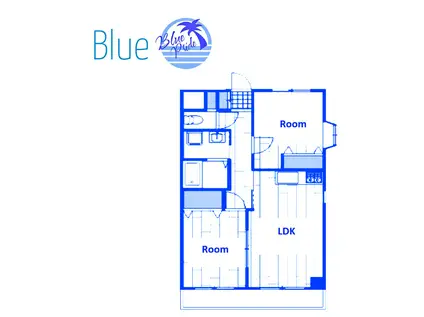 ノーサイド(2LDK/6階)の間取り写真