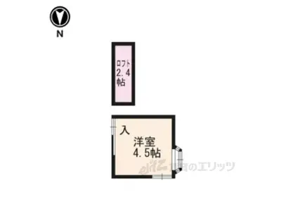 今出川シェアハウス(1K/2階)の間取り写真