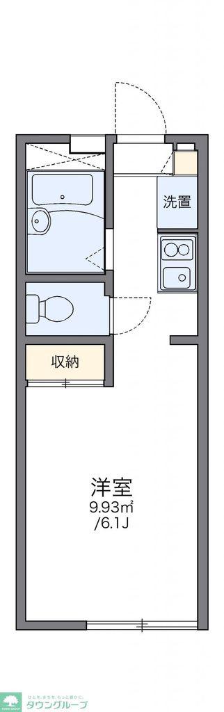 レオパレスラ・プランタン(1K/2階)の間取り写真