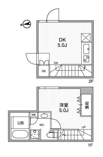 ASTILE市谷柳町 アスティーレ市谷柳町(1LDK/3階)の間取り写真
