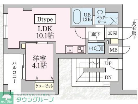 LA CEZANNE TOKIWA(1LDK/6階)の間取り写真