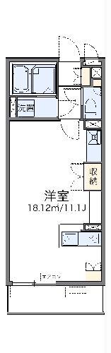 レオネクスト和(ワンルーム/2階)の間取り写真