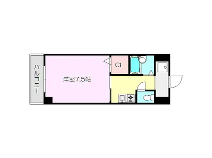 MS OGU(1K/3階)の間取り写真