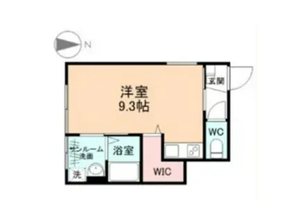 FELICE二俣新町B棟(ワンルーム/1階)の間取り写真