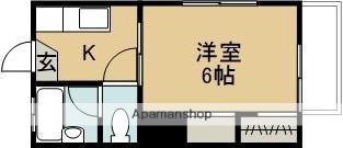YDハイツ(1K/3階)の間取り写真