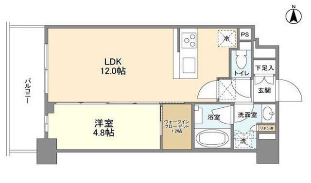 コンフォリア桜上水(1LDK/7階)の間取り写真