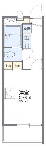 レオパレスヒューゲル参番館(1K/1階)の間取り写真