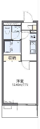 レオネクストOTORII(1K/2階)の間取り写真