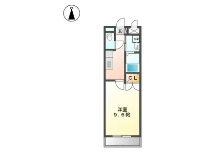 LA FORTE OKABA(1K/3階)の間取り写真