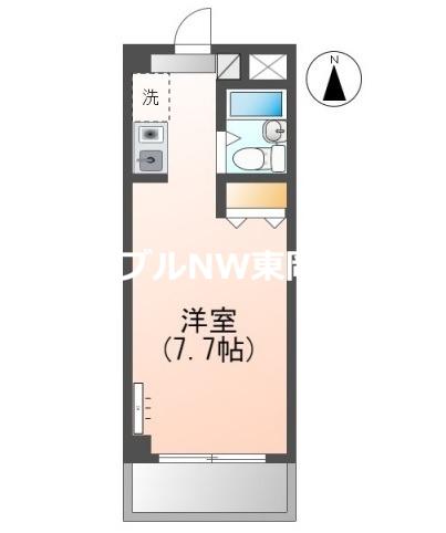 プレアール高島(1K/2階)の間取り写真