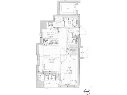 アーバンフィールド曳舟(1LDK/6階)の間取り写真