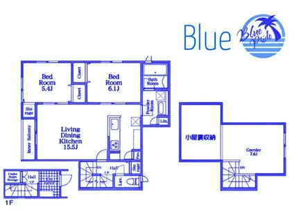 トワブラン並木台(2SLDK/2階)の間取り写真
