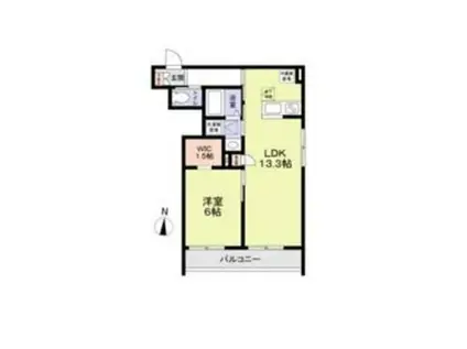 西東京市保谷町1丁目計画(1LDK/2階)の間取り写真