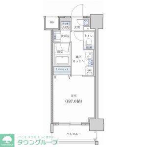 レジデンス東別院スクエアII(1K/5階)の間取り写真