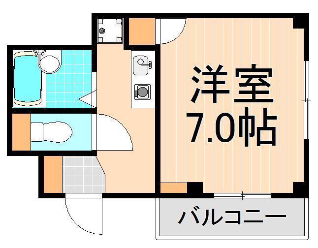 北綾瀬第11秦ビル(1K/4階)の間取り写真