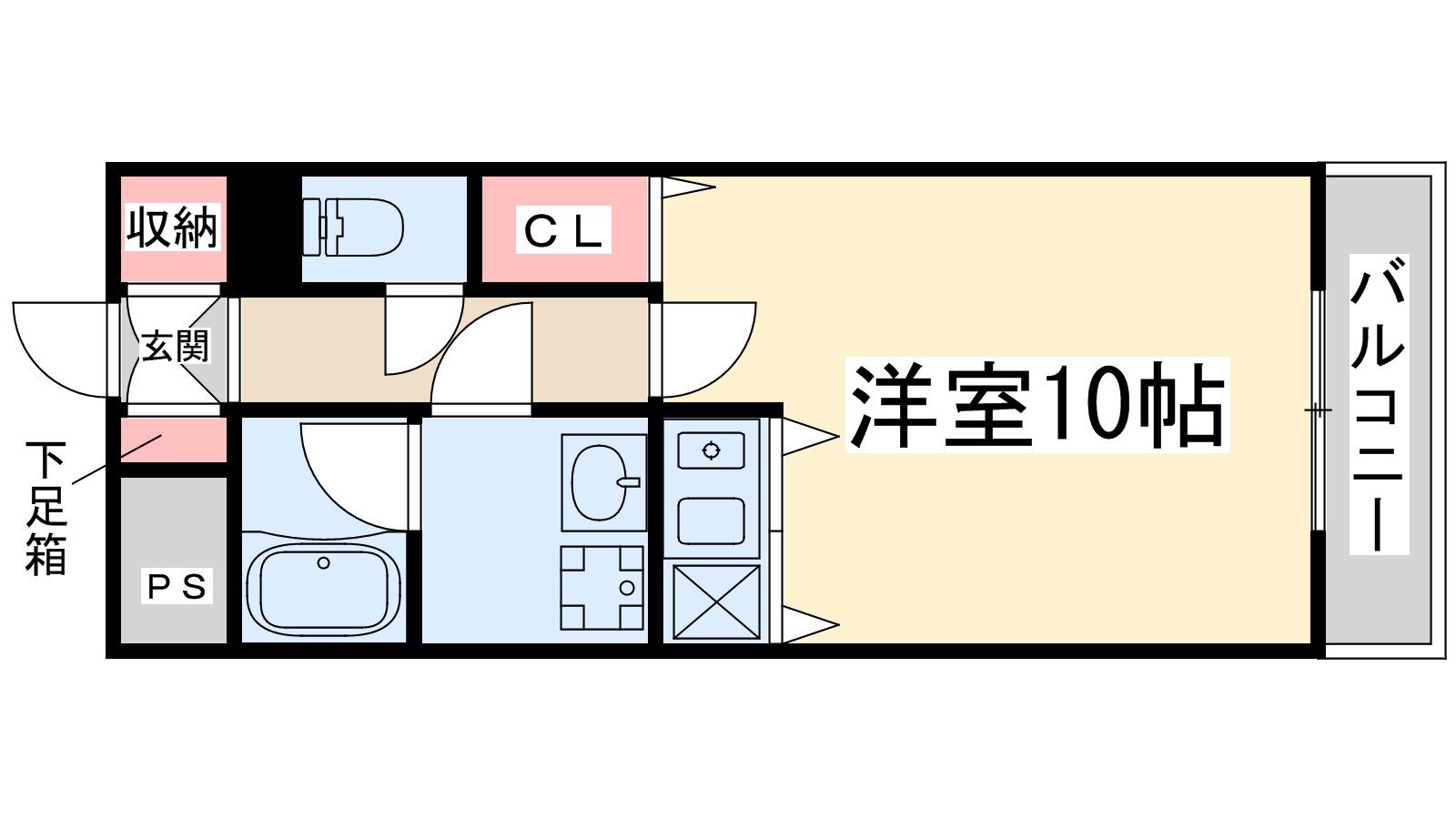 サニーセレクトコーポ(ワンルーム/5階)の間取り写真