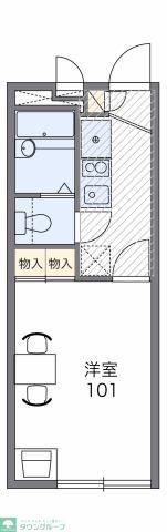 レオパレスチェリーメゾン湘南II(1K/2階)の間取り写真