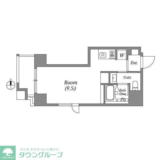 ASTILE秋葉原(ワンルーム/3階)の間取り写真