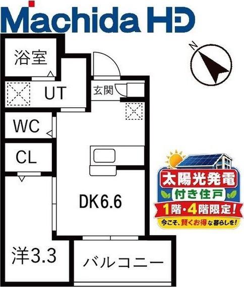 大浜北町シーエム・シス(1DK/1階)の間取り写真