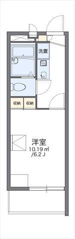 レオパレス上住吉(1K/2階)の間取り写真