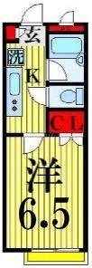 セパラン210(1K/1階)の間取り写真