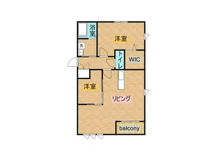 エコライフ長鶴(1SLDK/1階)の間取り写真