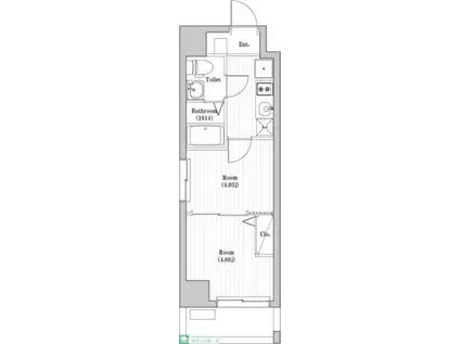 アーバハイツ六町2号館(2K/5階)の間取り写真