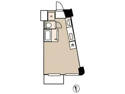 日神パレス立石第2(1K/5階)の間取り写真