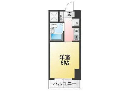 モナークマンション西川口(ワンルーム/9階)の間取り写真