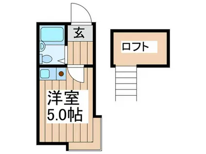 エルパンセ浦和(ワンルーム/2階)の間取り写真