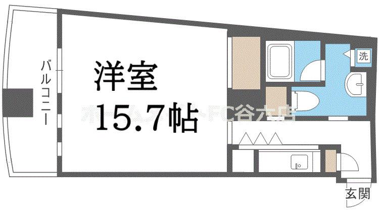 ザ タワー大阪レジデンス(ワンルーム/5階)の間取り写真