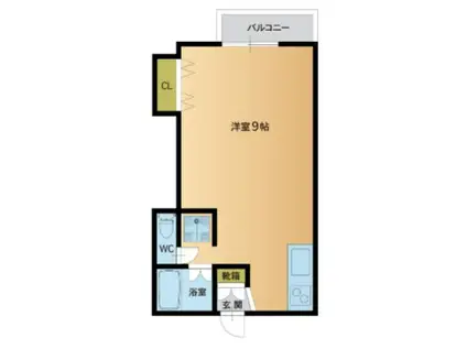 サンプレイス三宅(ワンルーム/1階)の間取り写真