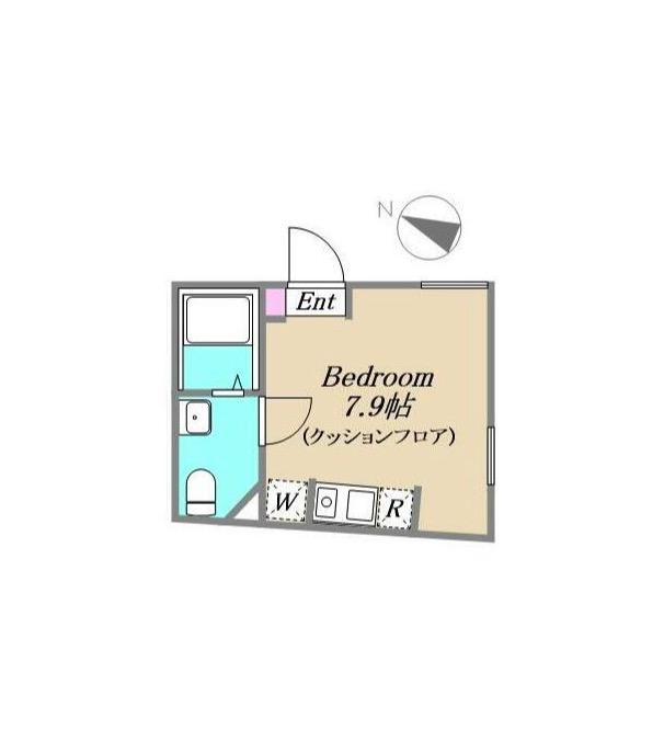 CASA OTSUKA(ワンルーム/2階)の間取り写真