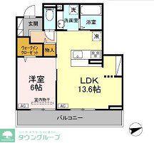 GREEN LINKS(1LDK/3階)の間取り写真