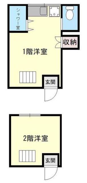 KODAガーデン青砥(2K/2階)の間取り写真