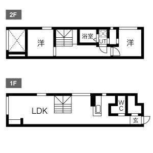 LEGIOIE名駅2(2LDK/4階)の間取り写真