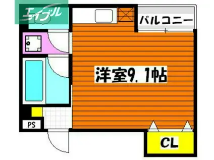 Nポート大供(1K/2階)の間取り写真