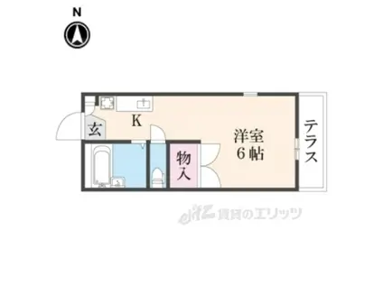 レオパレス ナップアネックス(1K/2階)の間取り写真