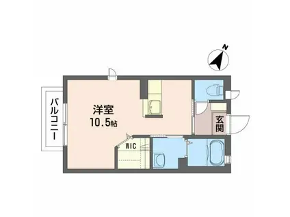 シャーメゾンSAKURAII(ワンルーム/2階)の間取り写真