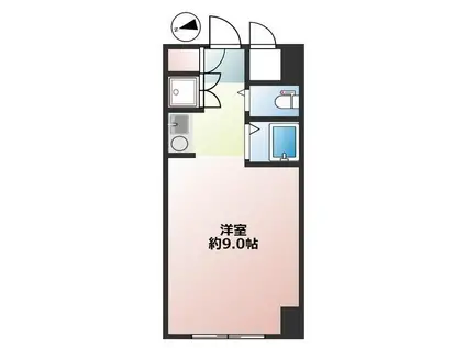 日興パレス雷門(ワンルーム/3階)の間取り写真