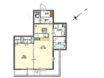 サンレガーロ久喜中央I(1LDK/3階)の間取り写真