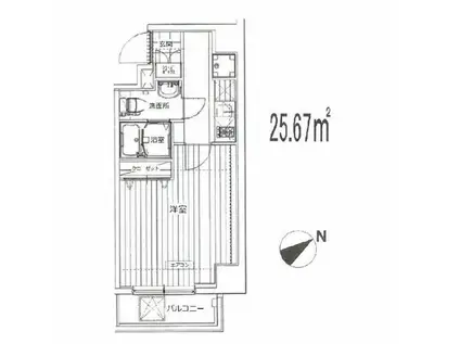 ネクストレンド TOKYO SKYTREE(1K/3階)の間取り写真