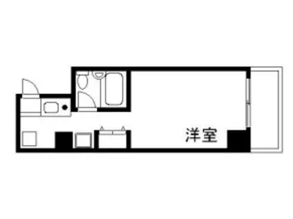 スカイコート東十条(ワンルーム/2階)の間取り写真