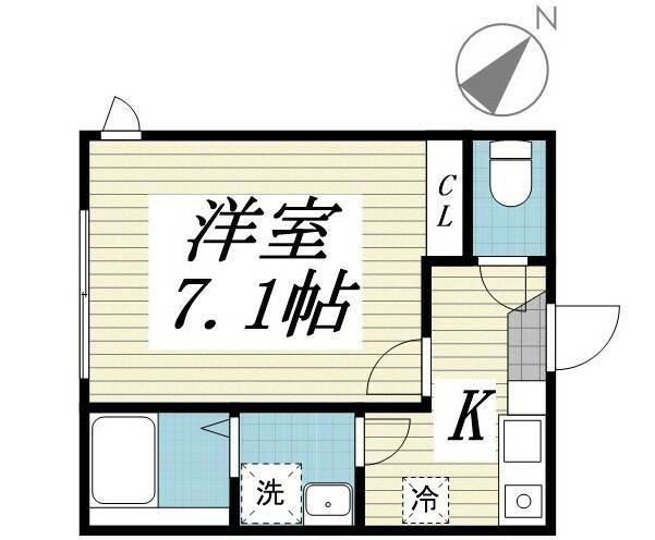 LE GRAND MAITA(1K/3階)の間取り写真