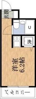 朝日プラザ都島北通タウンルーム(ワンルーム/11階)の間取り写真